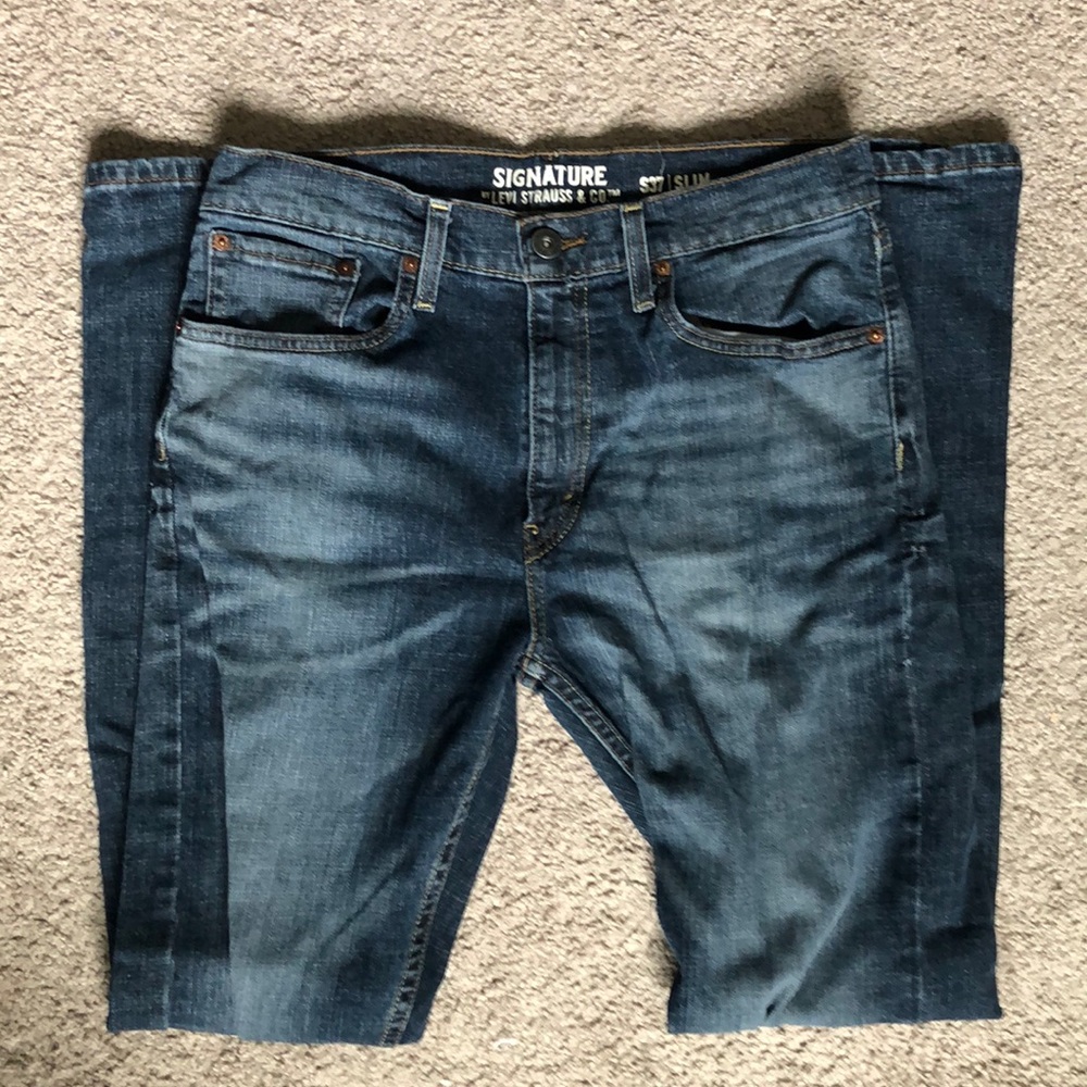 MENS Light Blue Jeans Levi Strauss 32 W 32 L